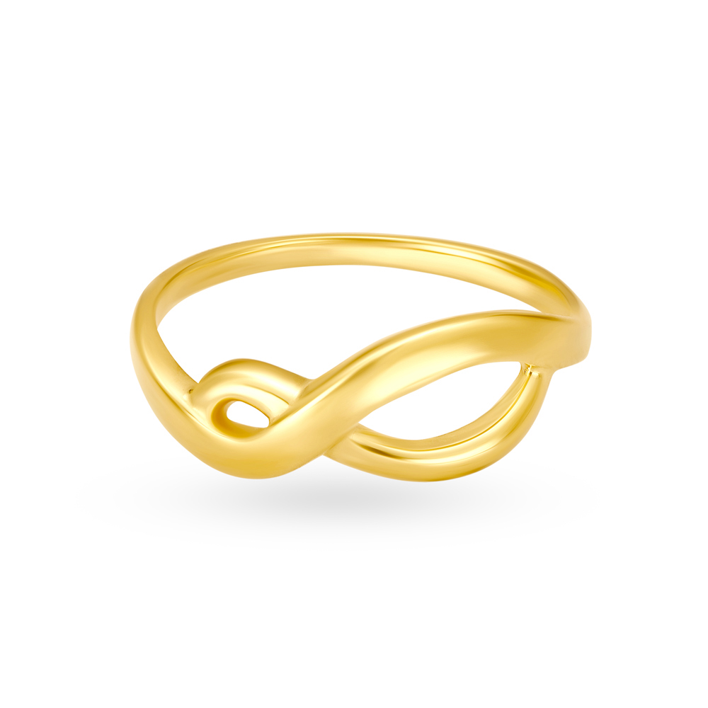 Timeless 22 Karat Yellow Gold Infinity Design Finger Ring
Timeless 22 Karat Yellow Gold Infinity Design Finger Ring