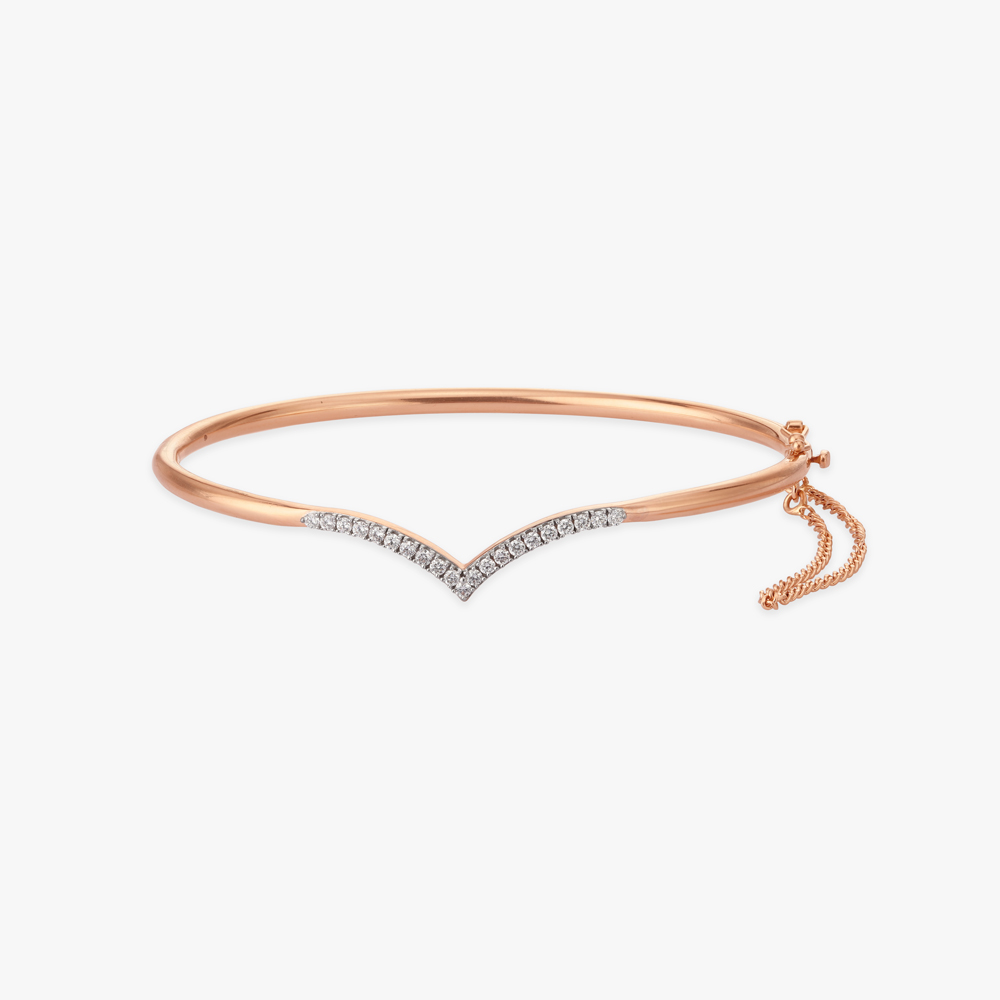 Flattering Diamond Bangle
Flattering Diamond Bangle