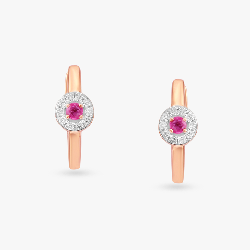 Chic Radiance Diamond Hoop Earrings
Chic Radiance Diamond Hoop Earrings
