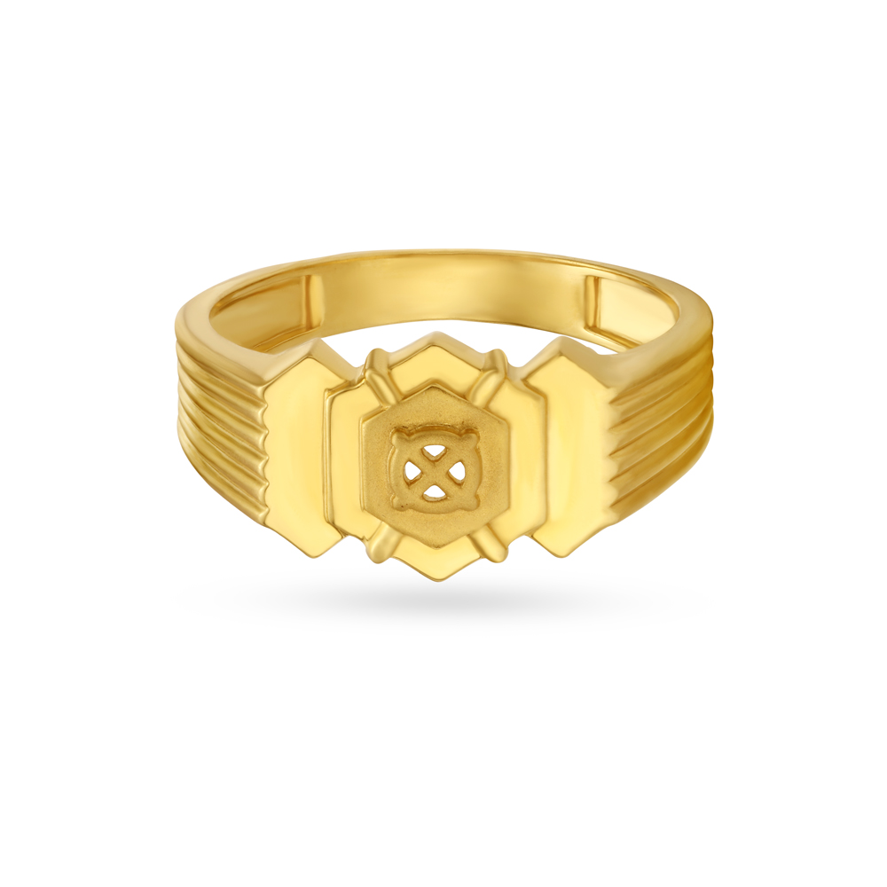 Helm Wheel Motif Gold Finger Ring For Men
Helm Wheel Motif Gold Finger Ring For Men