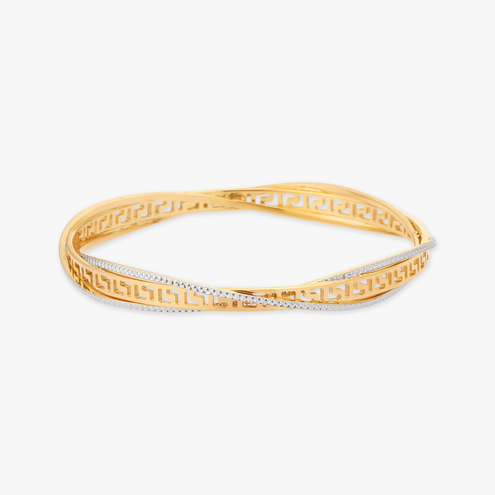 Greek Key Gold Bangle
Greek Key Gold Bangle