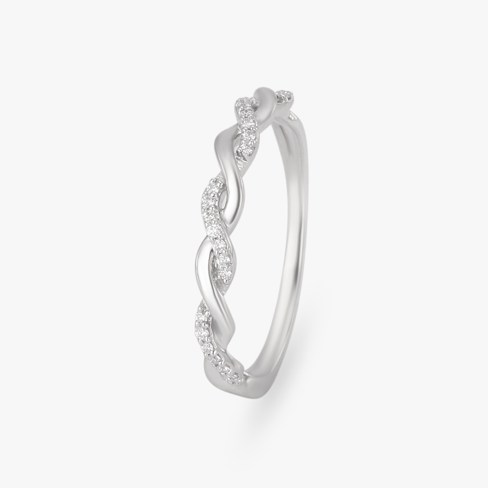 Tangled Diamond Finger Ring
Tangled Diamond Finger Ring