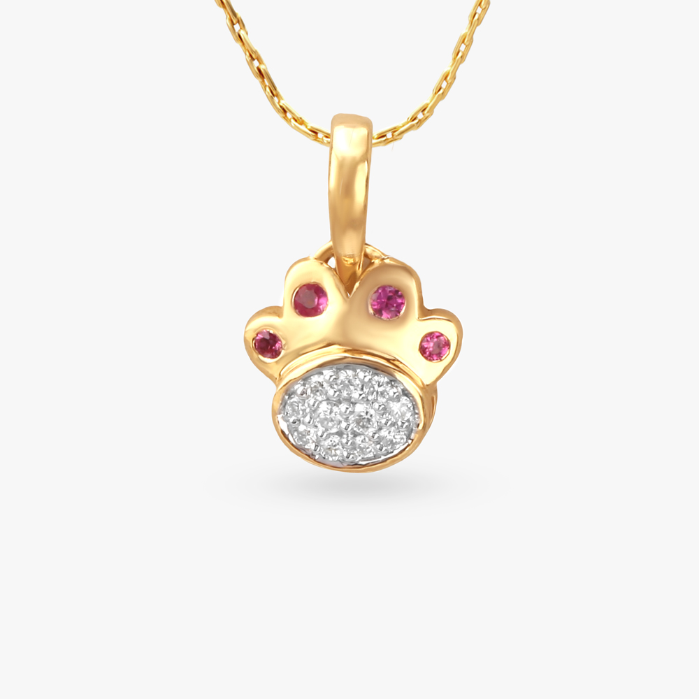 Playful Paws Diamond Pendant and Earrings set.
Playful Paws Diamond Pendant and Earrings set.