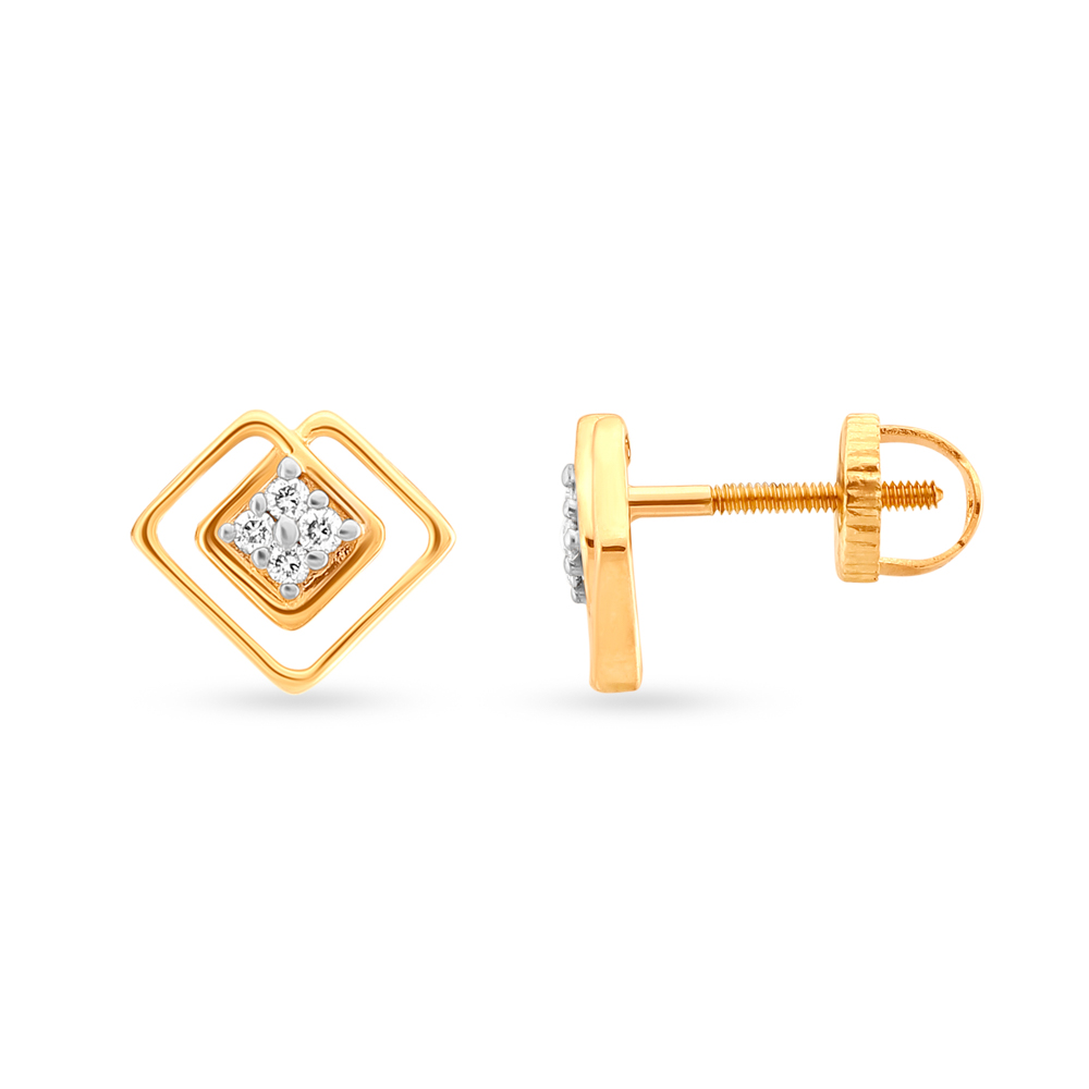 Contemporary Solitaire Look Diamond Stud Earrings for Daily Wear
Contemporary Solitaire Look Diamond Stud Earrings for Daily Wear
