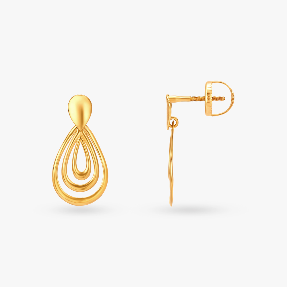 Cascading Gold Drop Earrings
Cascading Gold Drop Earrings