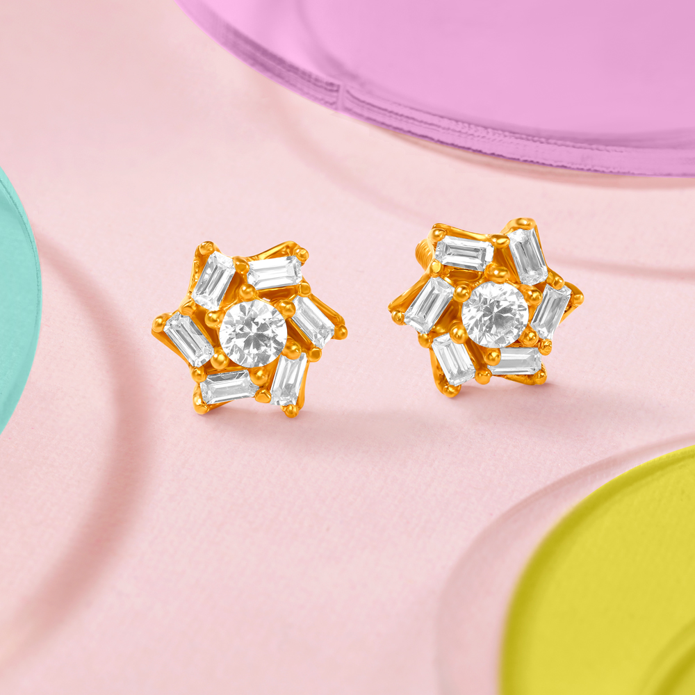 Stunning Gold Stud Earrings for Kids
Stunning Gold Stud Earrings for Kids