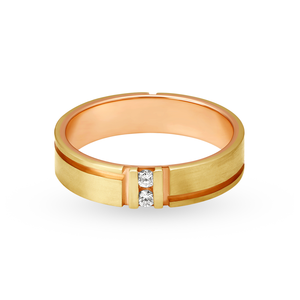 Unique 18 Karat White And Rose Gold And Diamond Finger Ring
Unique 18 Karat White And Rose Gold And Diamond Finger Ring