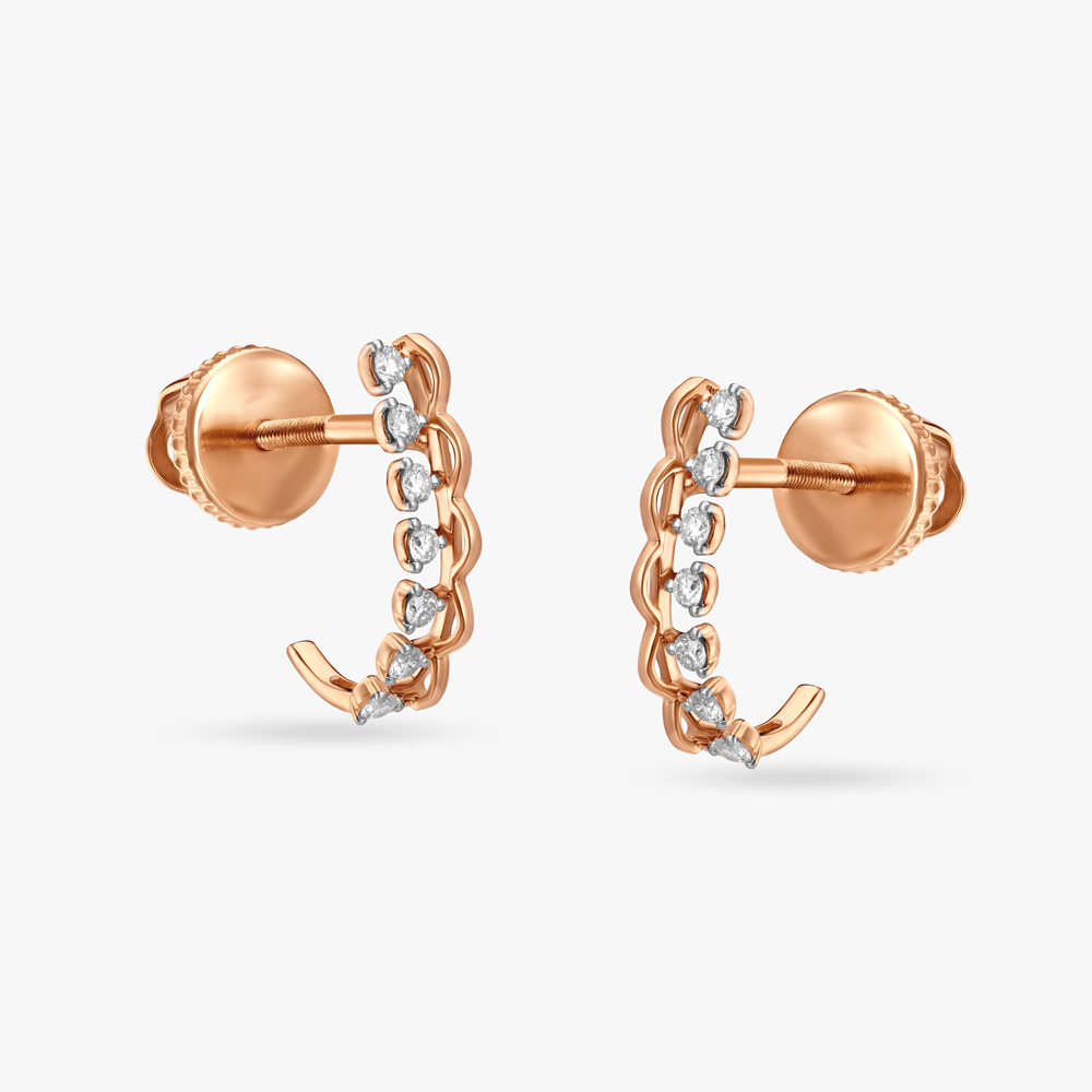 Radiant Single Line Diamond Stud Earrings
Radiant Single Line Diamond Stud Earrings