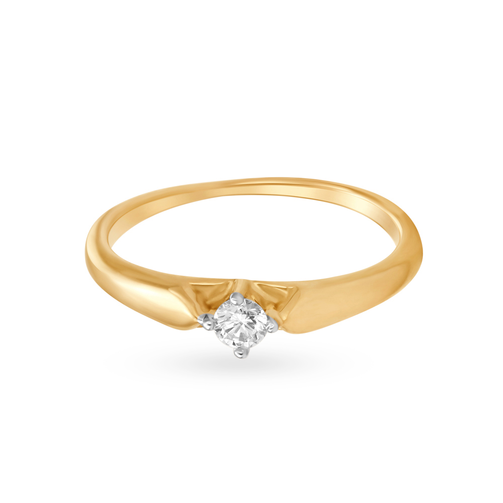 Classic Gold and Diamond Finger Ring
Classic Gold and Diamond Finger Ring