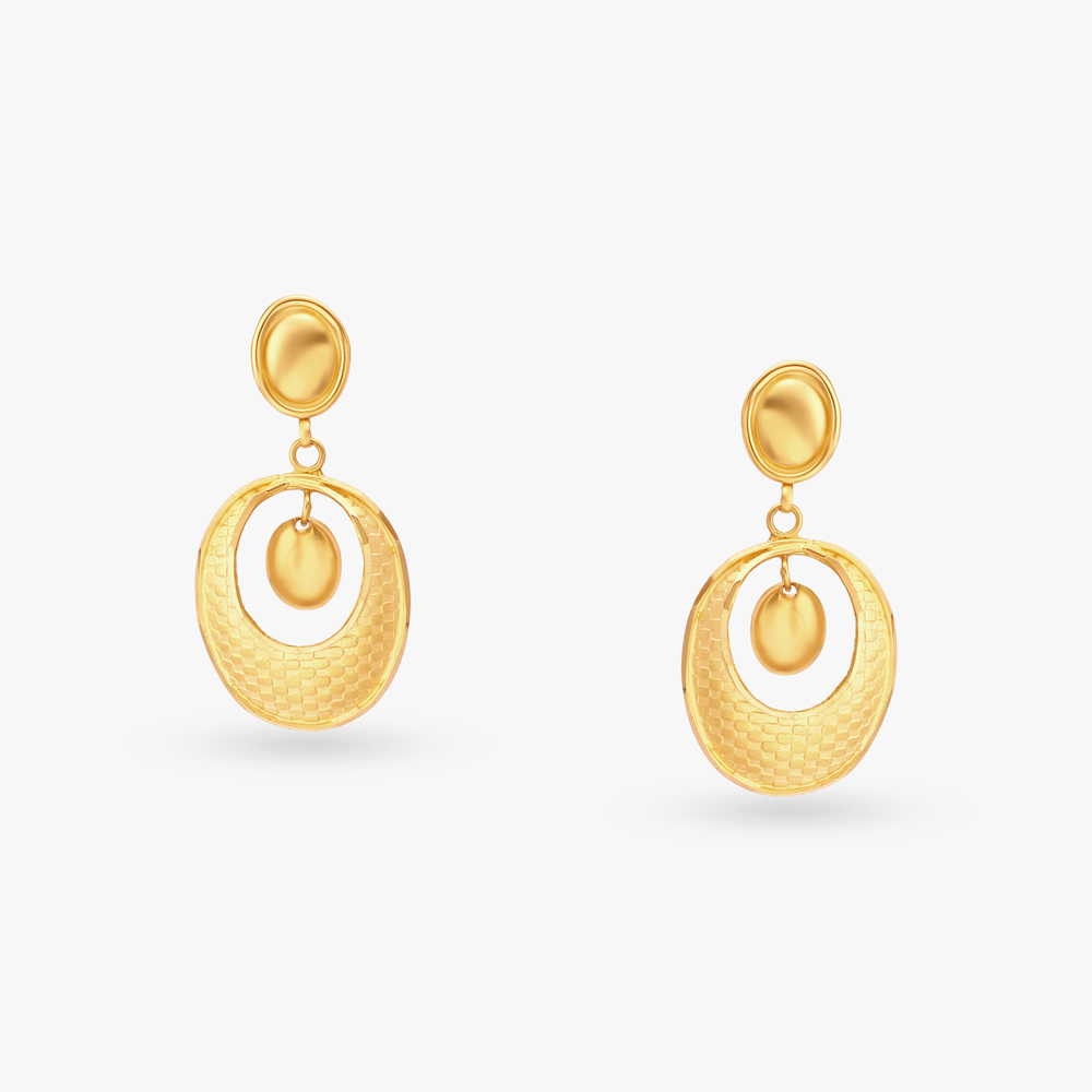 Hammered Gold Drop Earrings
Hammered Gold Drop Earrings