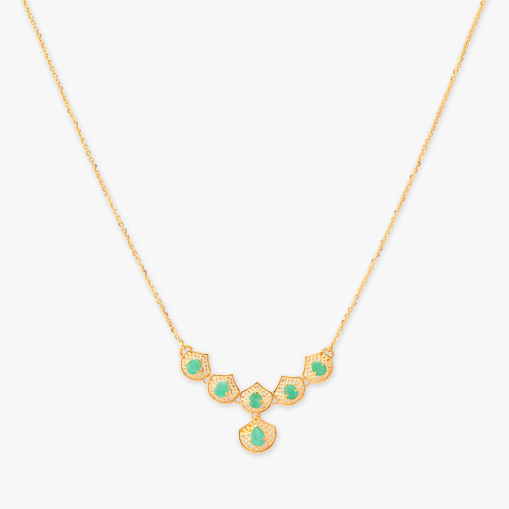 Droplet Gold Necklace Set
Droplet Gold Necklace Set
