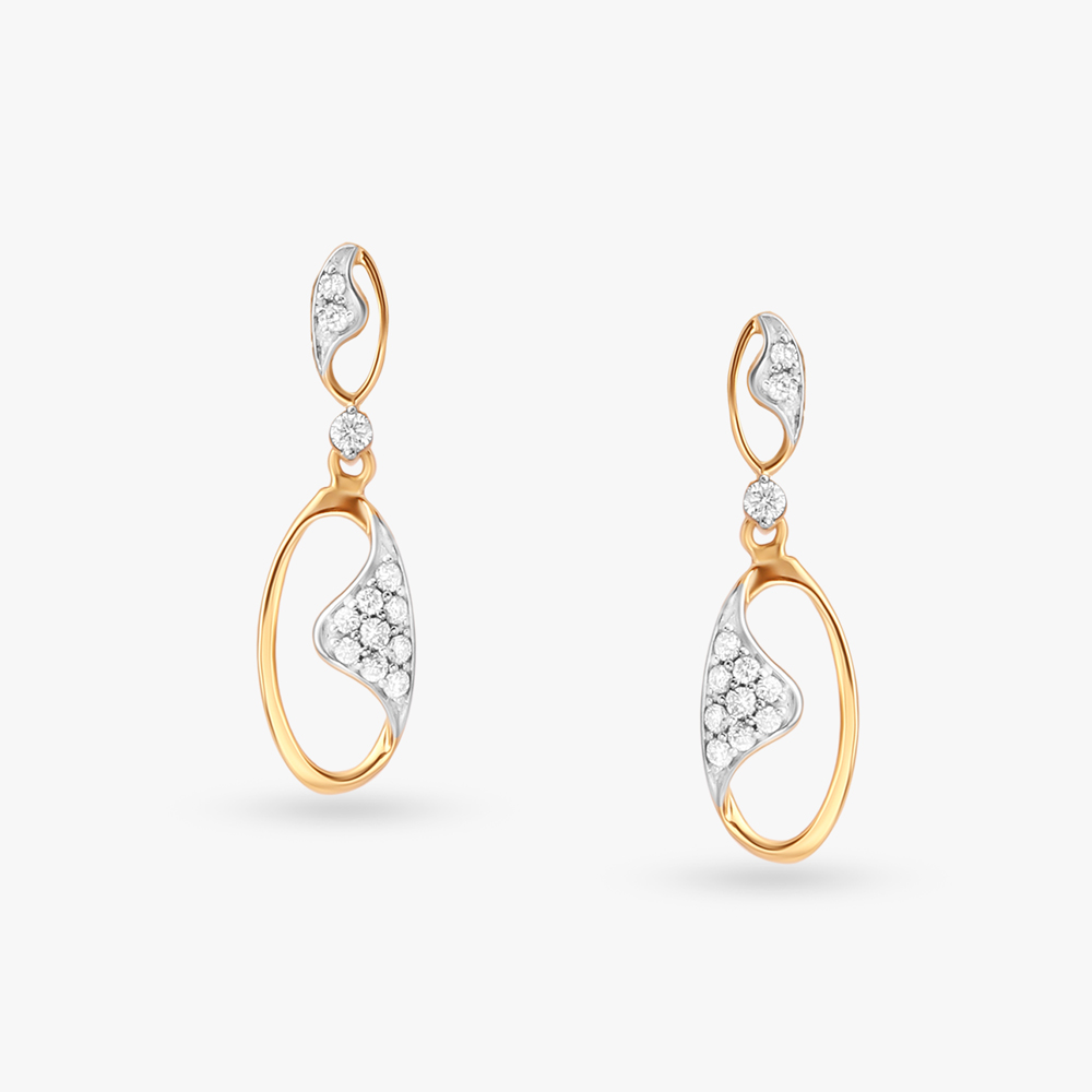 Sleek Dazzling Diamond Drop Earrings
Sleek Dazzling Diamond Drop Earrings