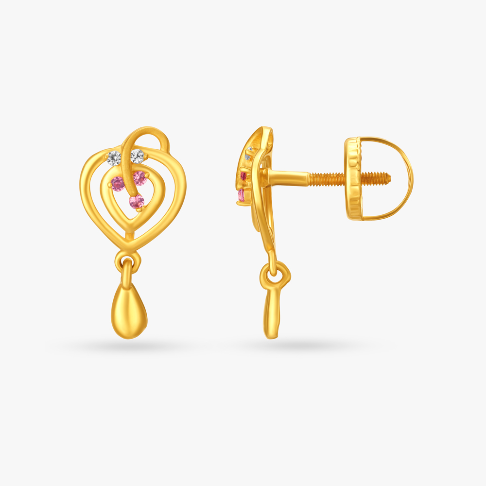 Dainty Shoot Drop Earrings
Dainty Shoot Drop Earrings