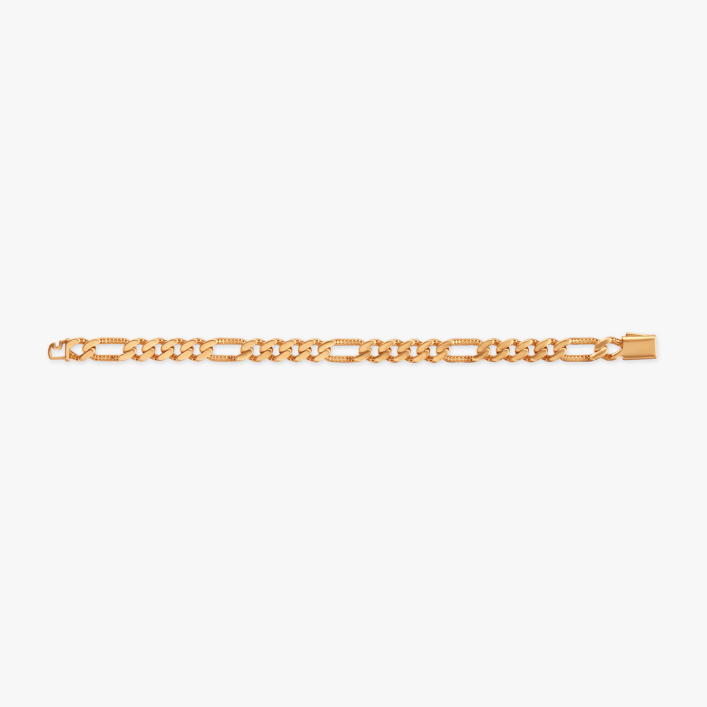 Bold Men's Gold Bracelet
Bold Men's Gold Bracelet
