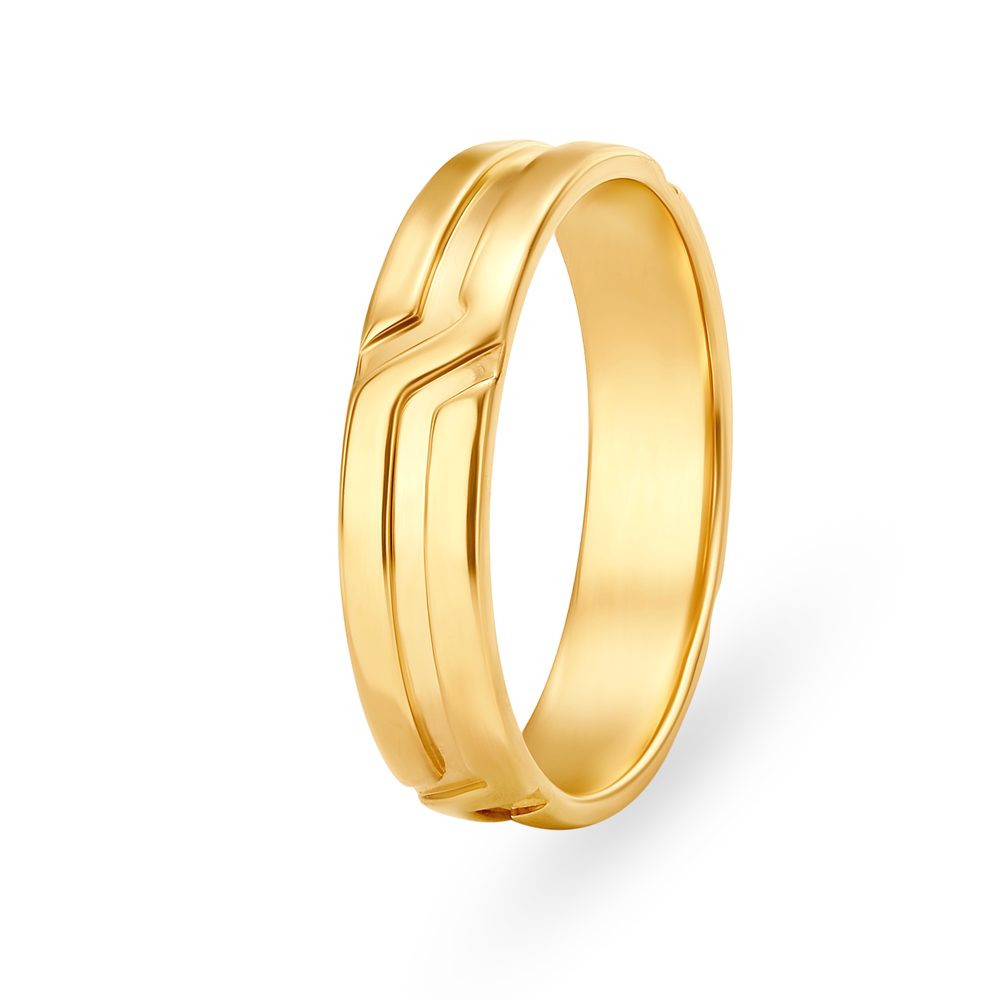 Impressive 22 Karat Yellow Gold Stacked Pattern Finger Ring
Impressive 22 Karat Yellow Gold Stacked Pattern Finger Ring