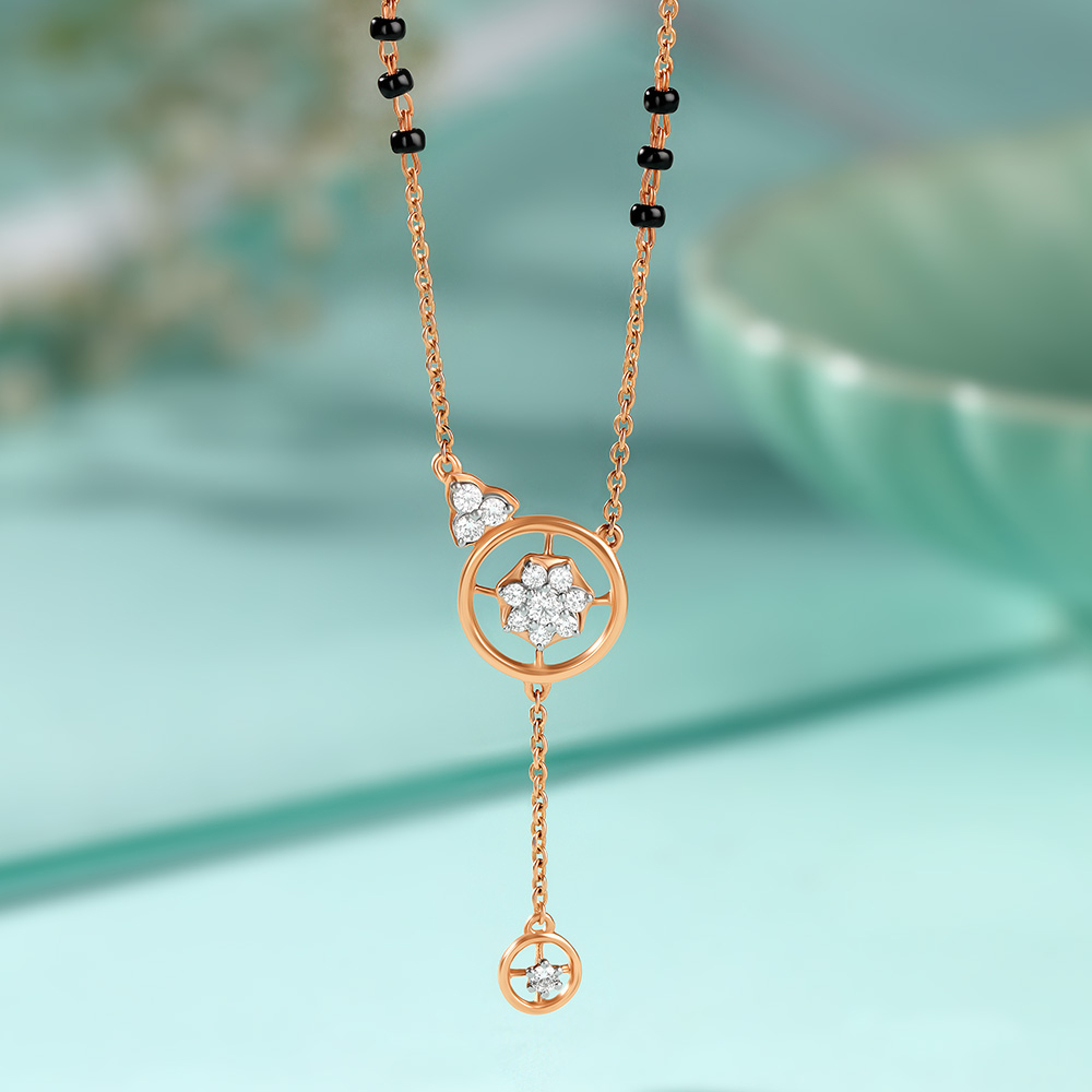 Floral Beauty Diamond Mangalsutra
Floral Beauty Diamond Mangalsutra