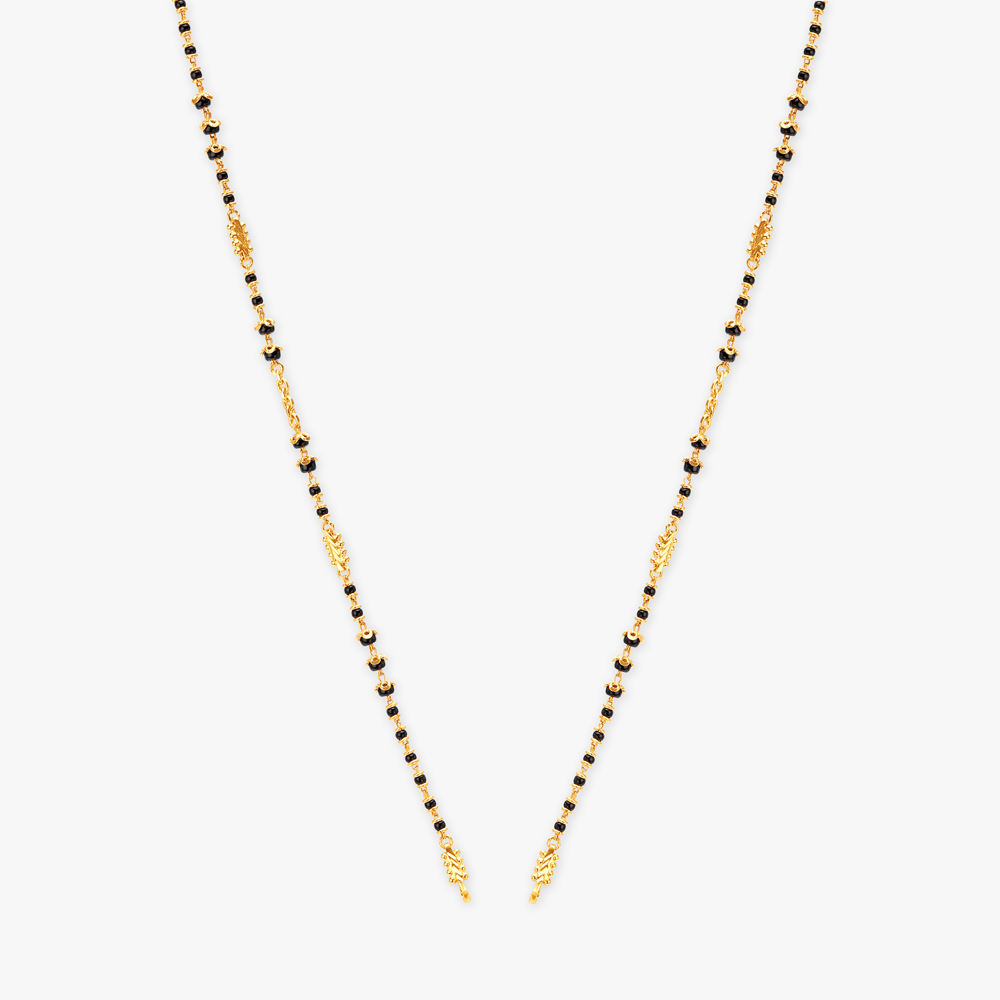 Sophisticated Gold Mangalsutra Chain
Sophisticated Gold Mangalsutra Chain