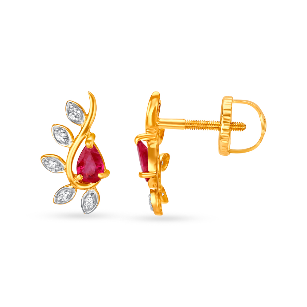 Contemporary Diamond and Coloured Stone Stud Earrings
Contemporary Diamond and Coloured Stone Stud Earrings