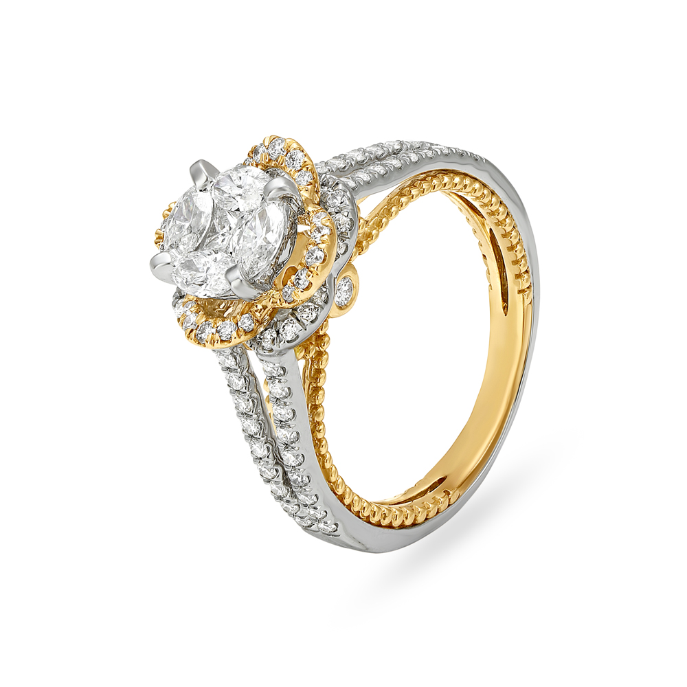 Eternally Intertwined Together Diamond Finger Ring
Eternally Intertwined Together Diamond Finger Ring