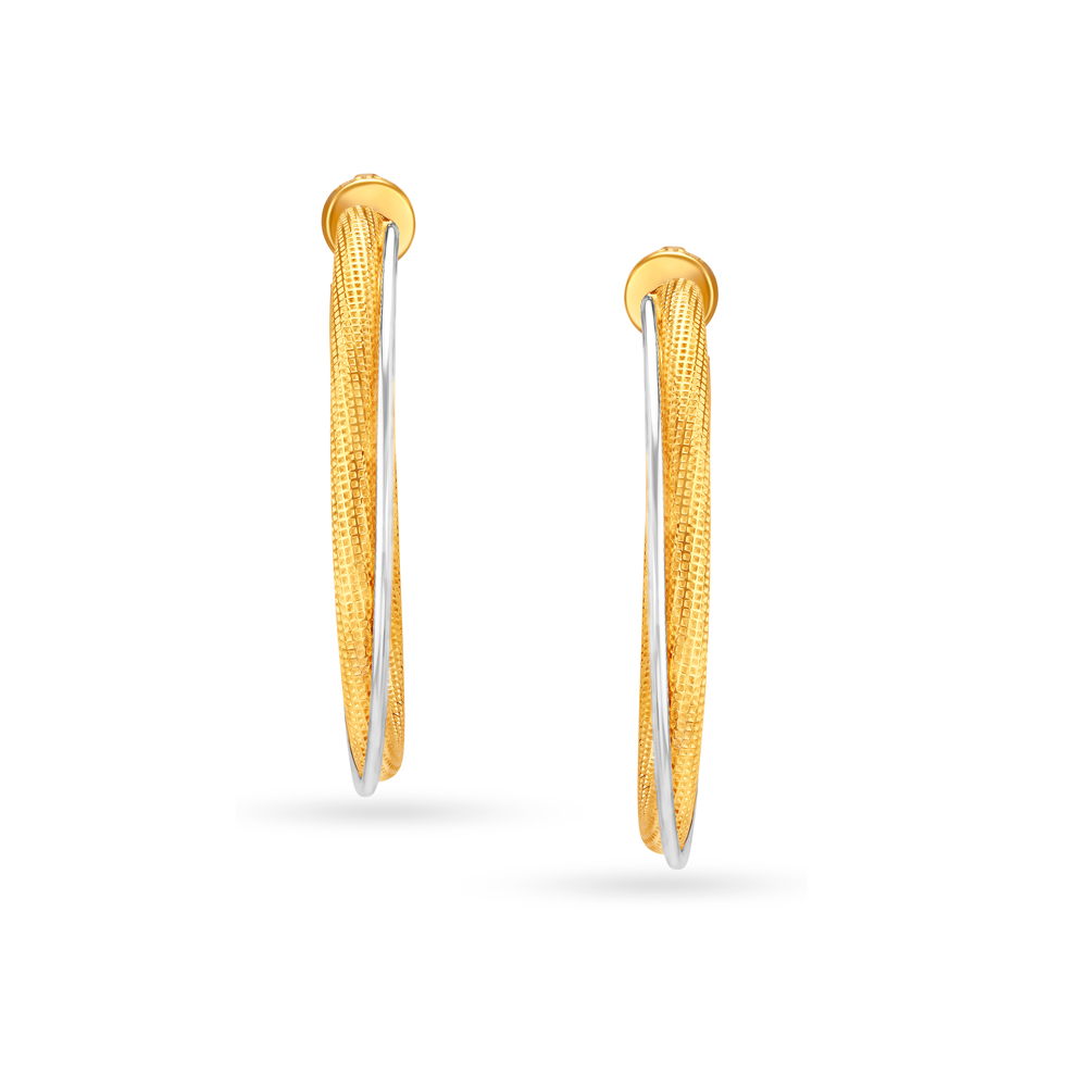 Contemporary Gold Hoop Earrings
Contemporary Gold Hoop Earrings