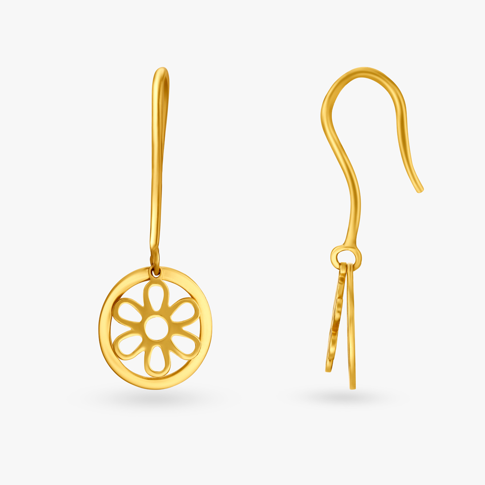 Contemporary Floral Hoop Earrings for Kids
Contemporary Floral Hoop Earrings for Kids