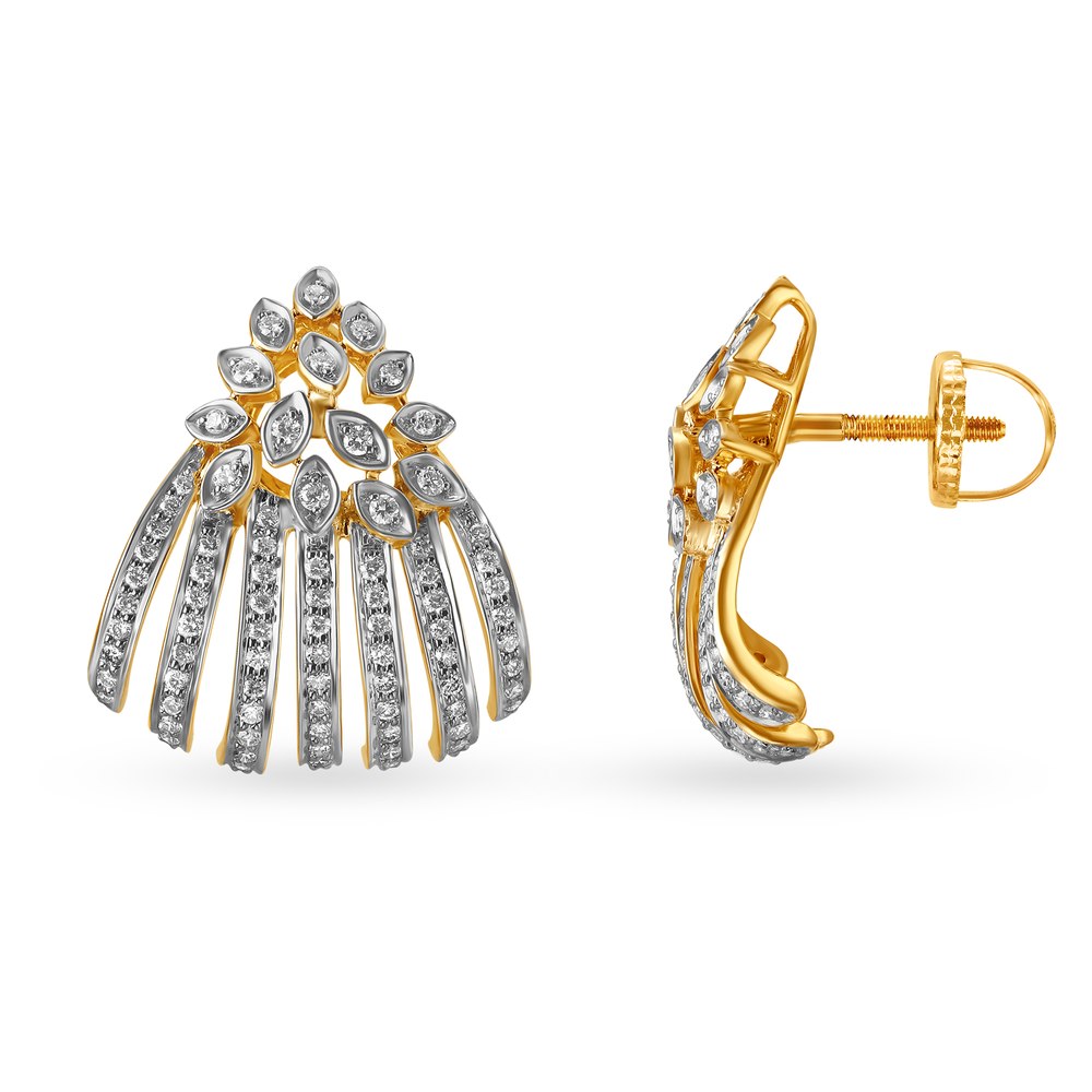 Charming 18 Karat Yellow Gold And Diamond Earrings
Charming 18 Karat Yellow Gold And Diamond Earrings