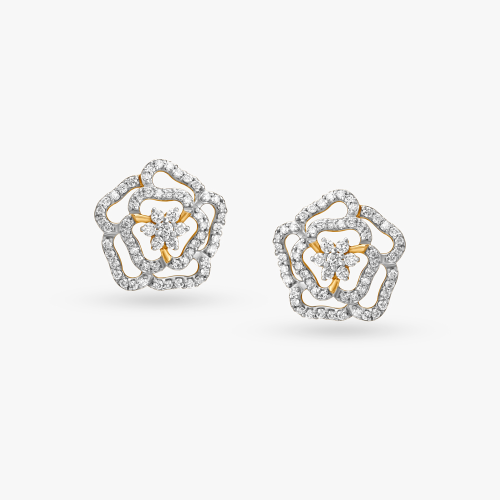 Fancy Flowers Diamond Stud Earrings
Fancy Flowers Diamond Stud Earrings