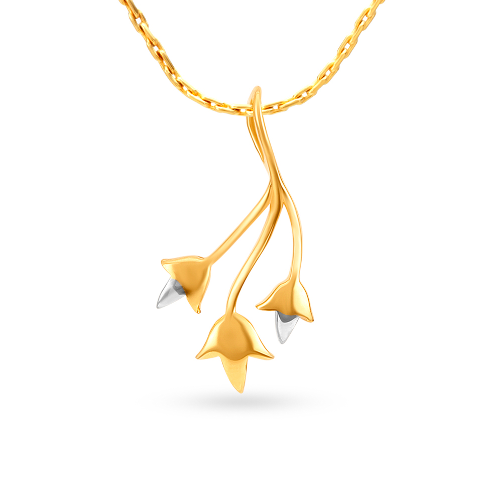 Contemporary Floral Gold Pendant
Contemporary Floral Gold Pendant