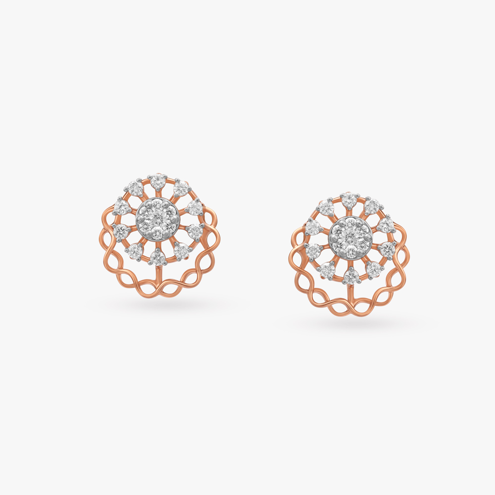 Floral Sophistication Diamond Stud Earrings
Floral Sophistication Diamond Stud Earrings