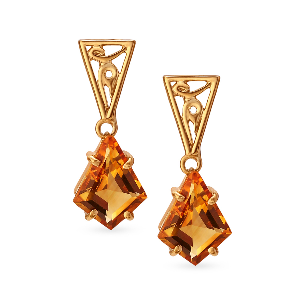 Charming Citrine Drop Earrings
Charming Citrine Drop Earrings