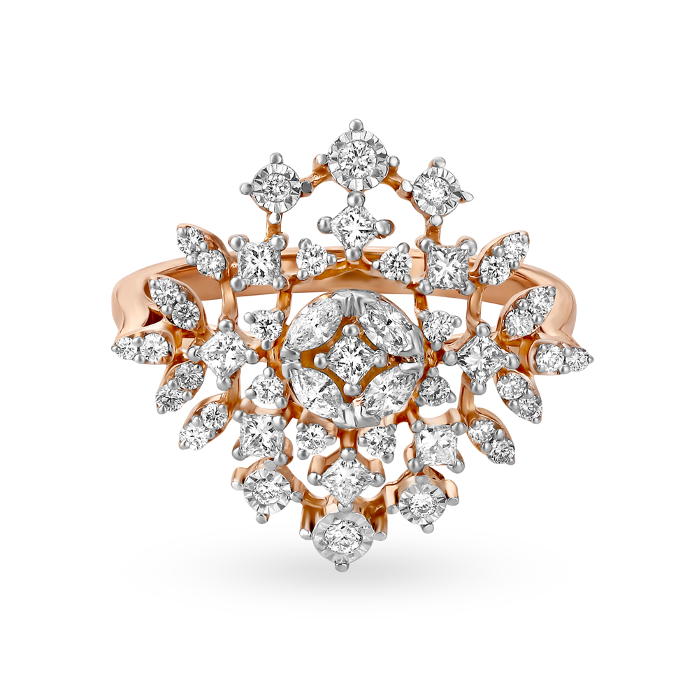 Regal Gold and Diamond Finger Ring
Regal Gold and Diamond Finger Ring