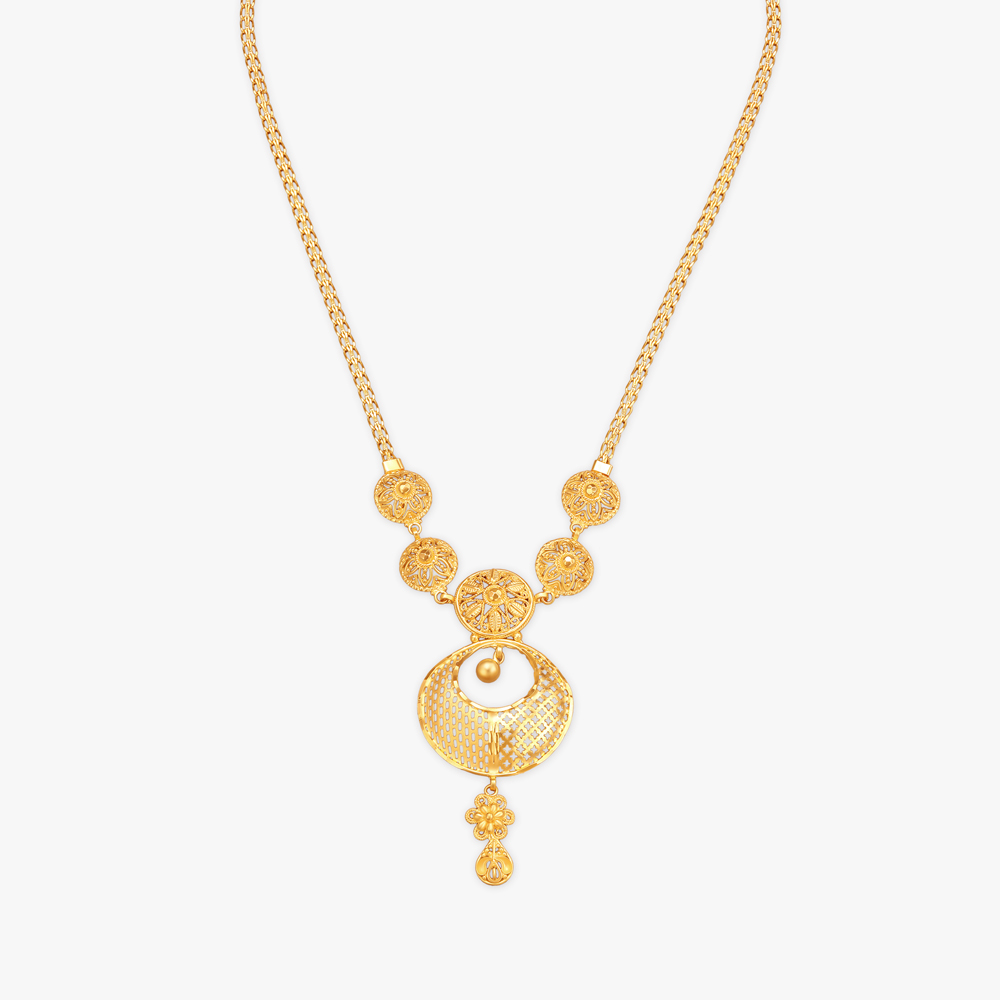 Majestic Elegance Gold Necklace Set
Majestic Elegance Gold Necklace Set