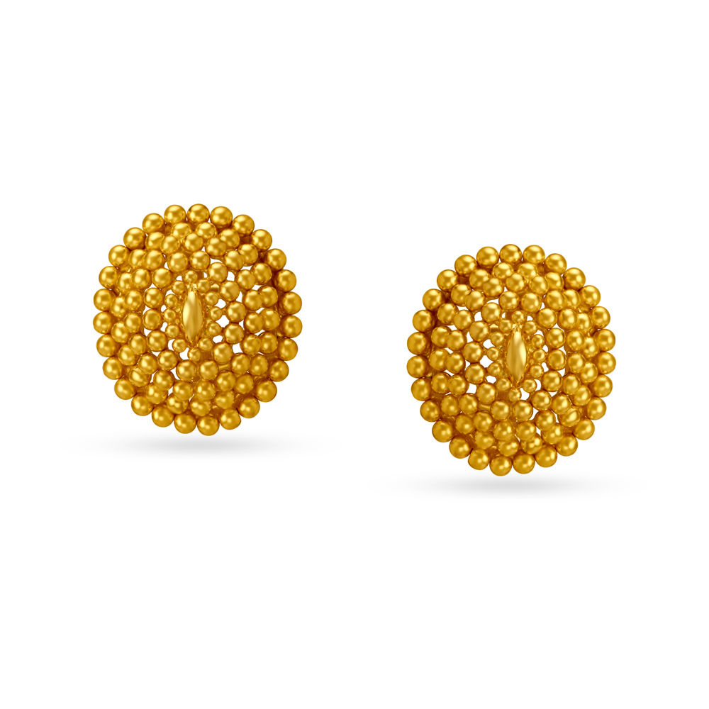 Bewitching Gold Stud Earrings
Bewitching Gold Stud Earrings