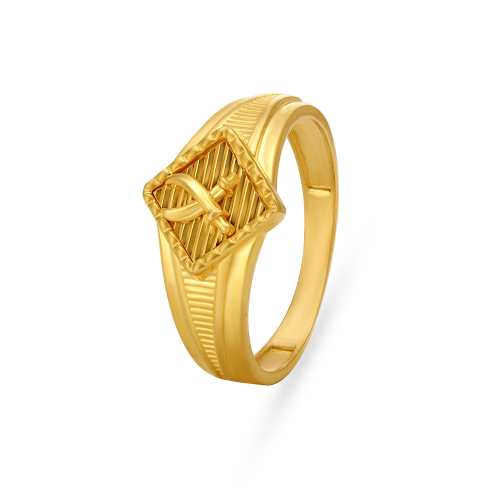 Crossing Swords Gold Finger Ring For Men
Crossing Swords Gold Finger Ring For Men