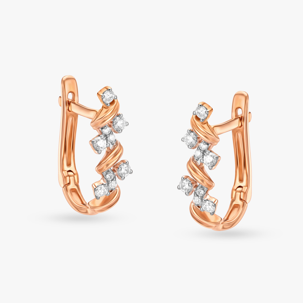 Captivating Elegance Diamond Hoop Earrings
Captivating Elegance Diamond Hoop Earrings