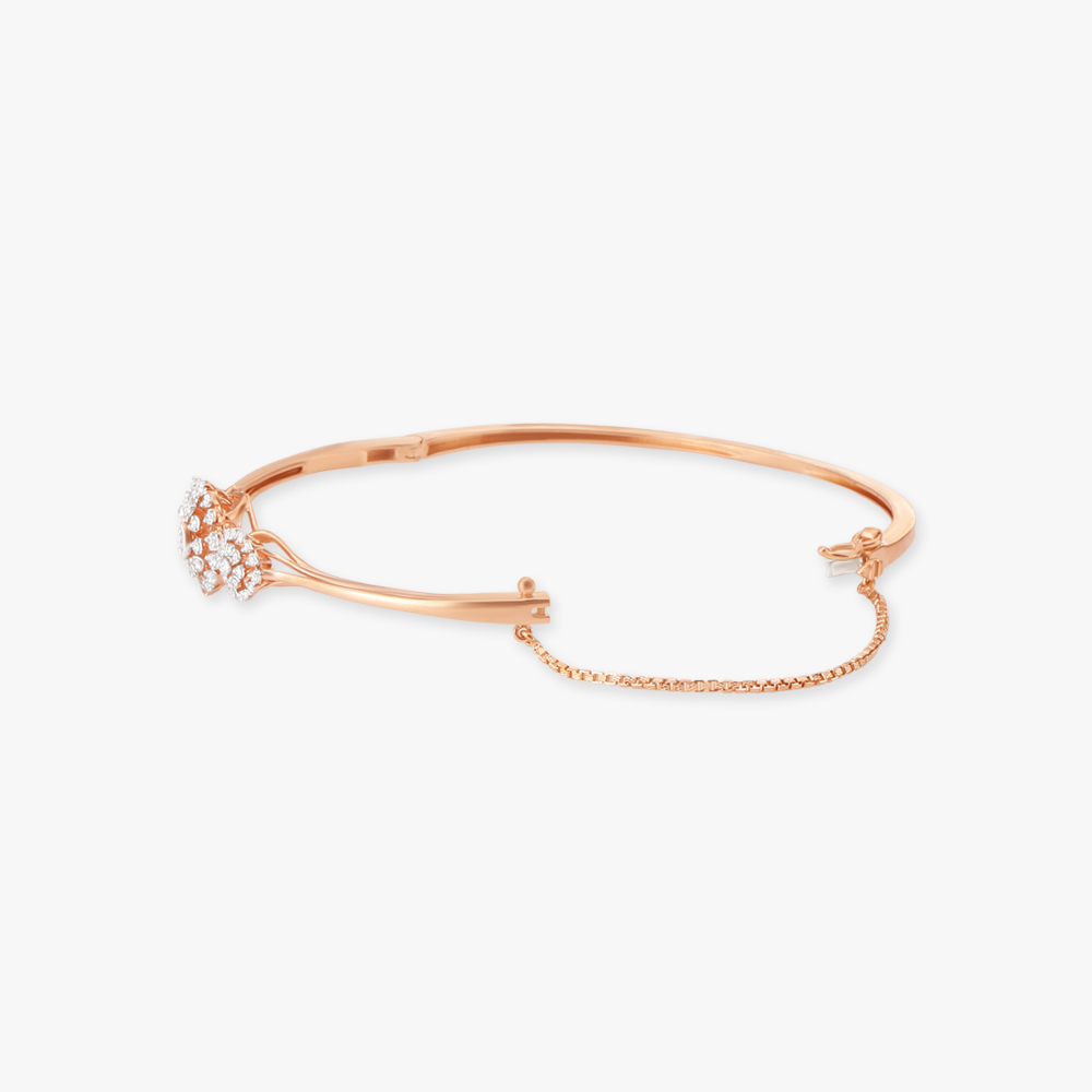Timeless Floral Diamond Bangle
Timeless Floral Diamond Bangle