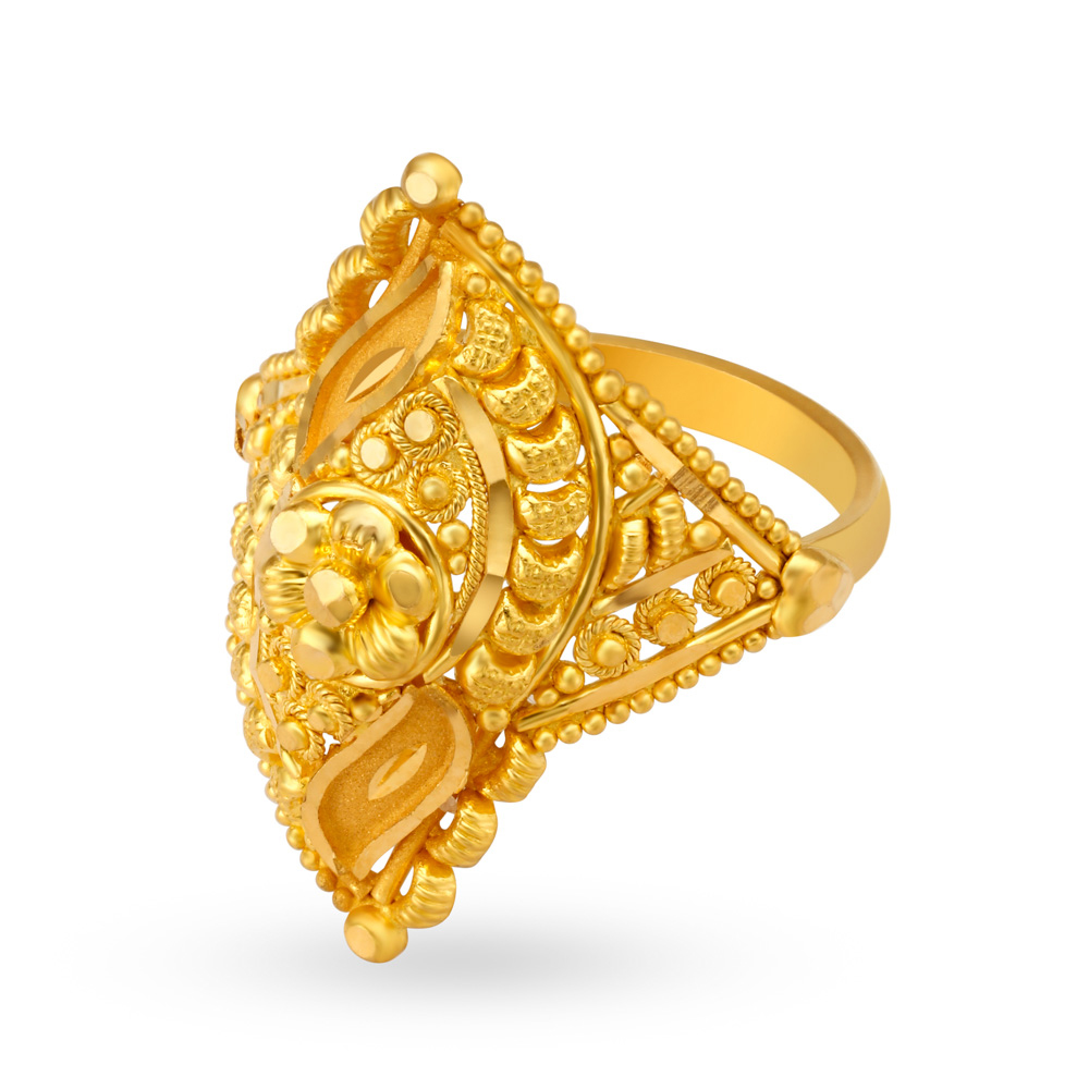 Enchanting Rhombic Gold Finger Ring
Enchanting Rhombic Gold Finger Ring