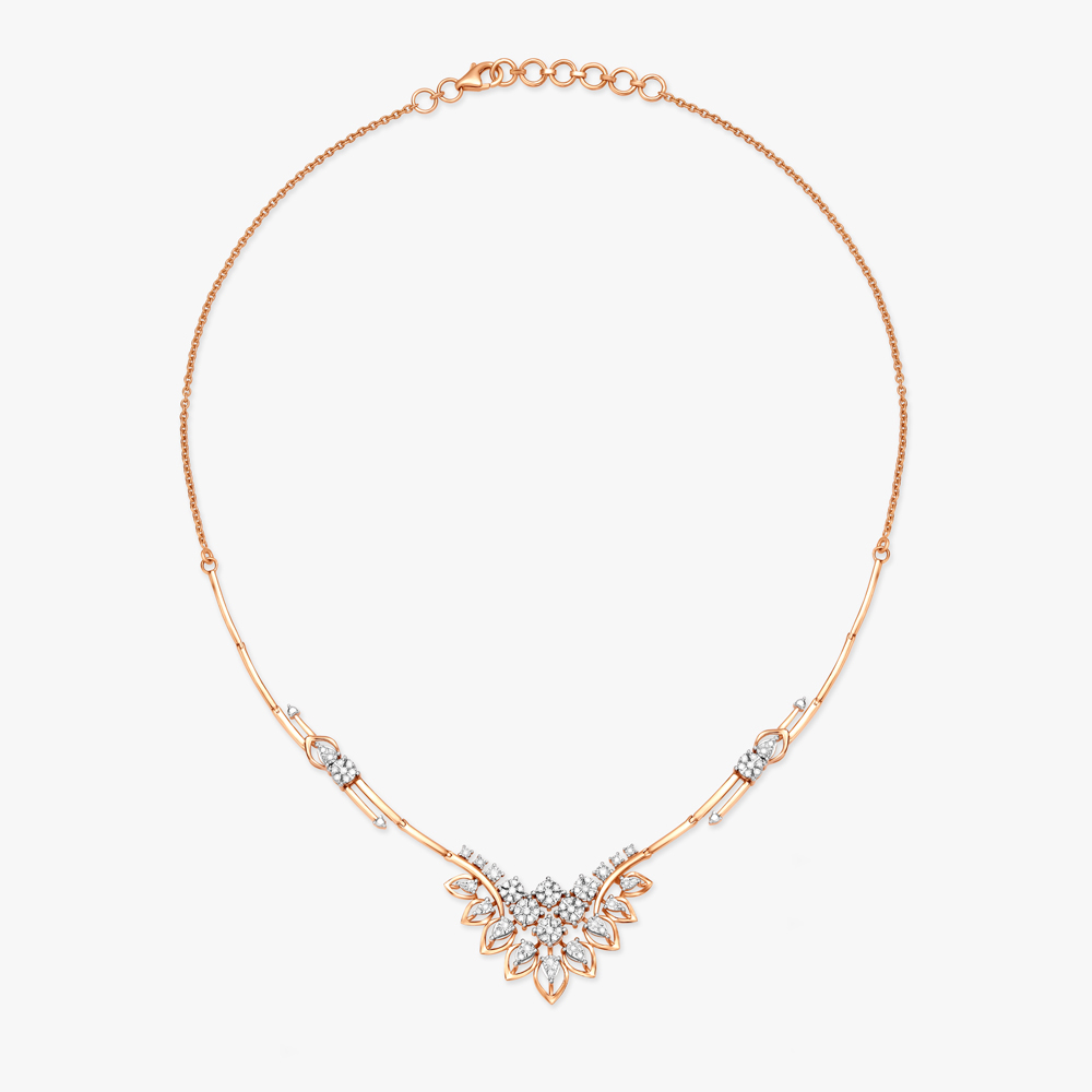 Festive Splendor Diamond Necklace Set
Festive Splendor Diamond Necklace Set