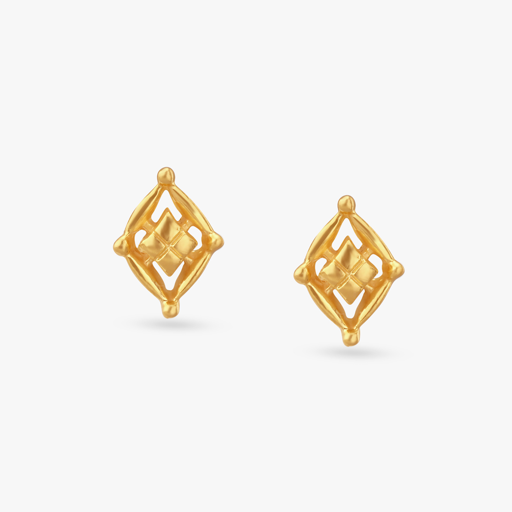 Little Swirls Gold Stud Earrings For Kids
Little Swirls Gold Stud Earrings For Kids