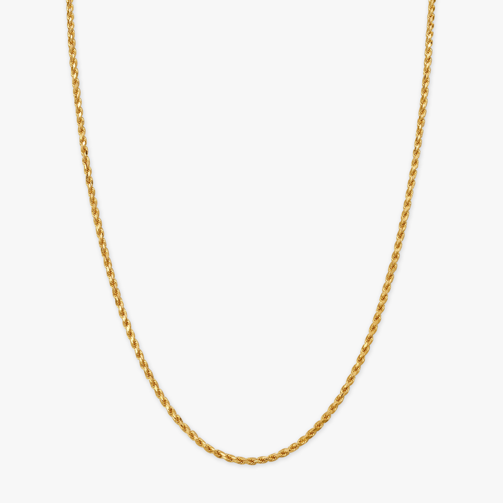 Twisted Rope Gold Chain
Twisted Rope Gold Chain