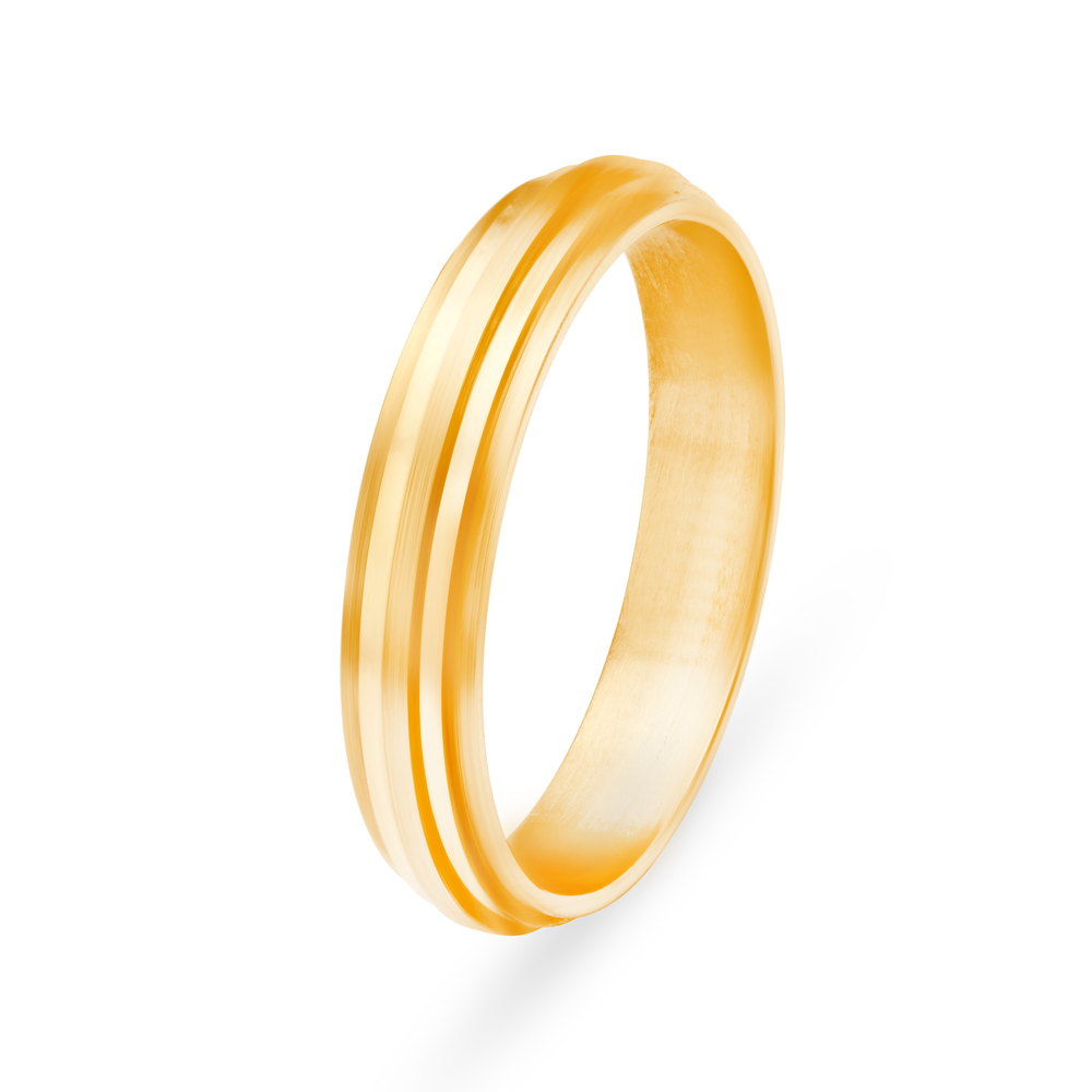 Exquisite 22 Karat Yellow Gold Sleek Geometric Ring
Exquisite 22 Karat Yellow Gold Sleek Geometric Ring