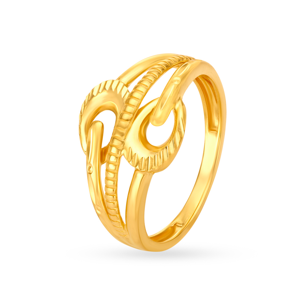 Enticing 22 Karat Yellow Gold Finger Ring
Enticing 22 Karat Yellow Gold Finger Ring