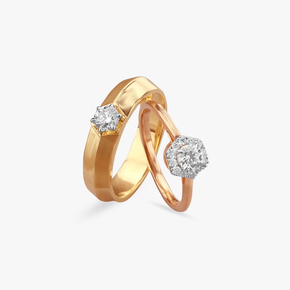 Timeless Love Diamond Couple Rings
Timeless Love Diamond Couple Rings