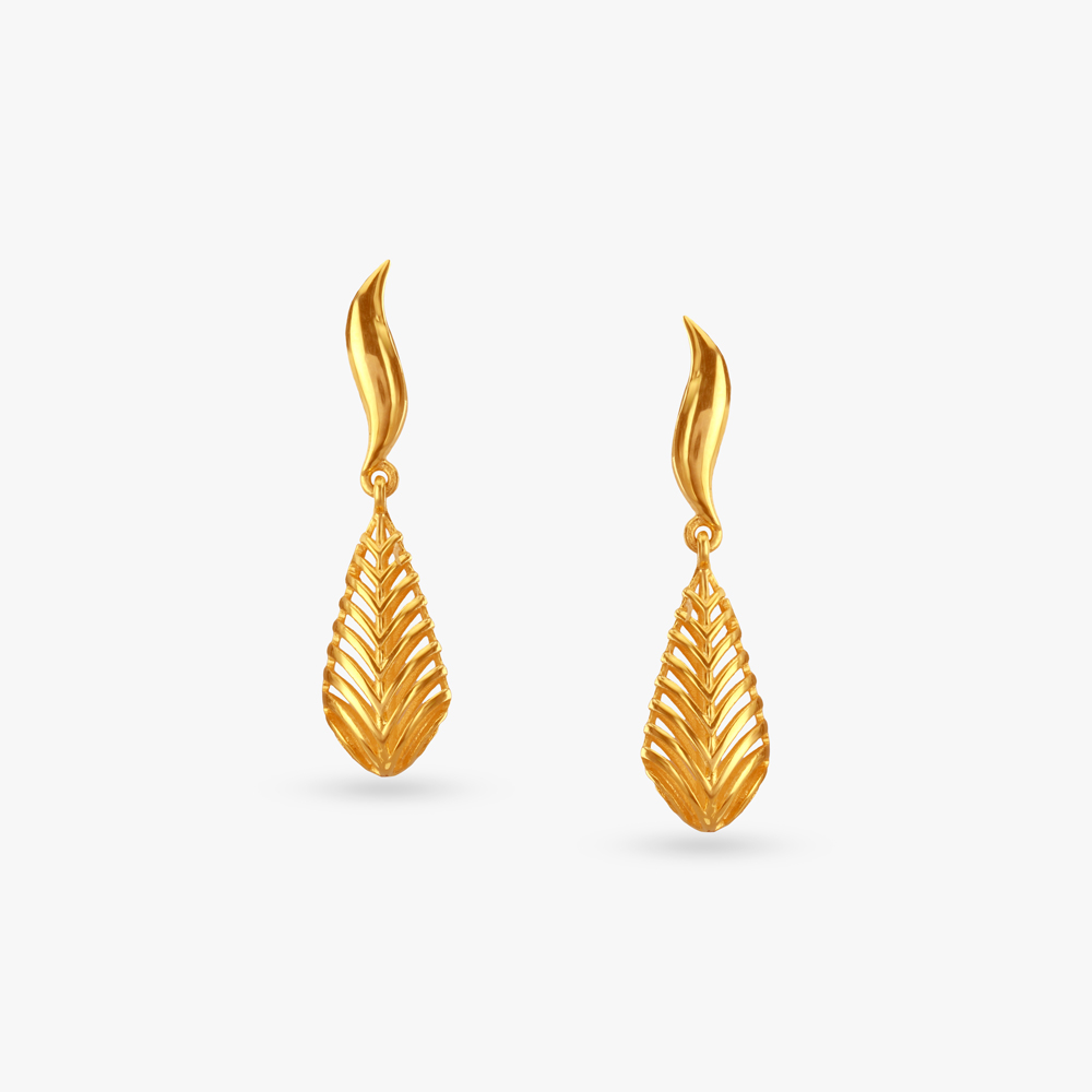 Fern Gold Drop Earrings
Fern Gold Drop Earrings