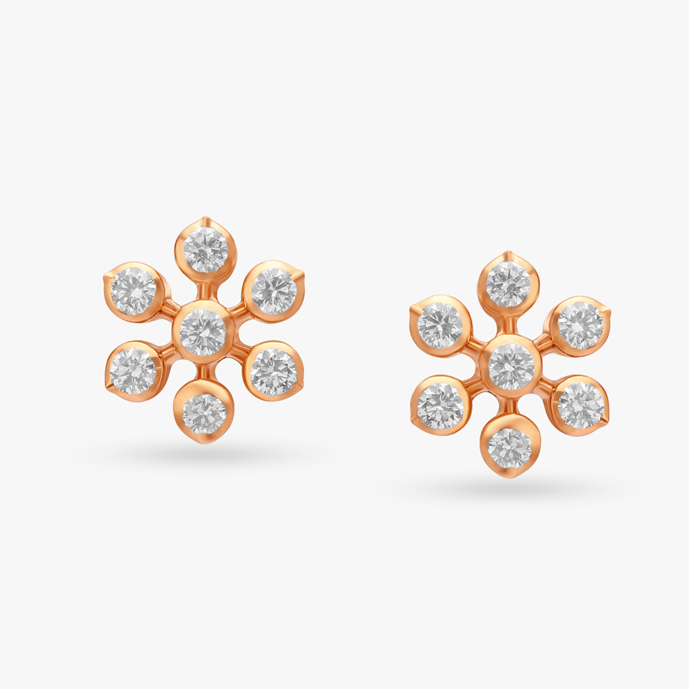 Shimmering Opulence Diamond Stud Earrings
Shimmering Opulence Diamond Stud Earrings