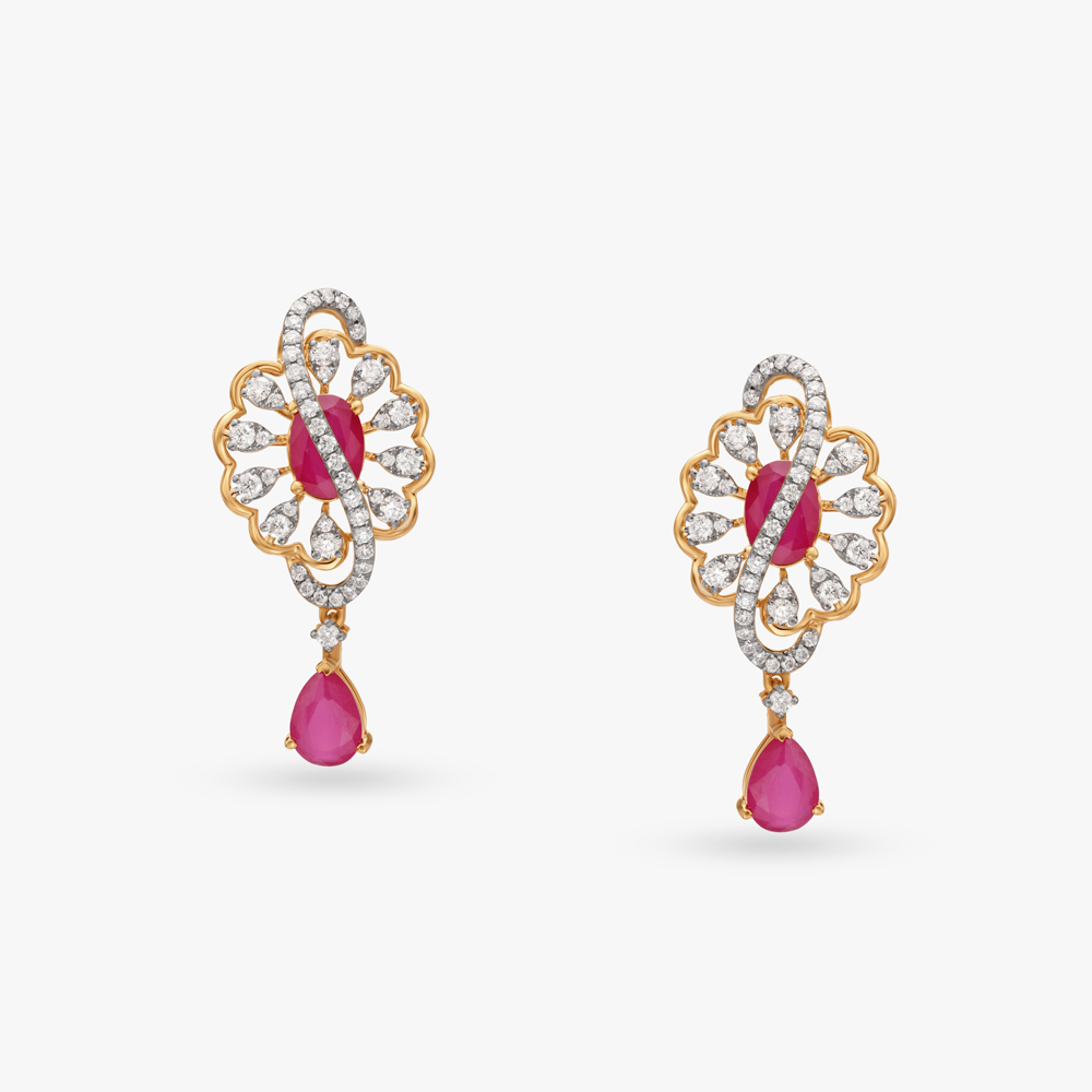 Floral Magnificence Diamond Drop Earrings
Floral Magnificence Diamond Drop Earrings