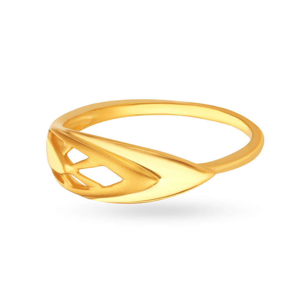 Quirky 22 Karat Yellow Gold Fern Motif Finger Ring
Quirky 22 Karat Yellow Gold Fern Motif Finger Ring