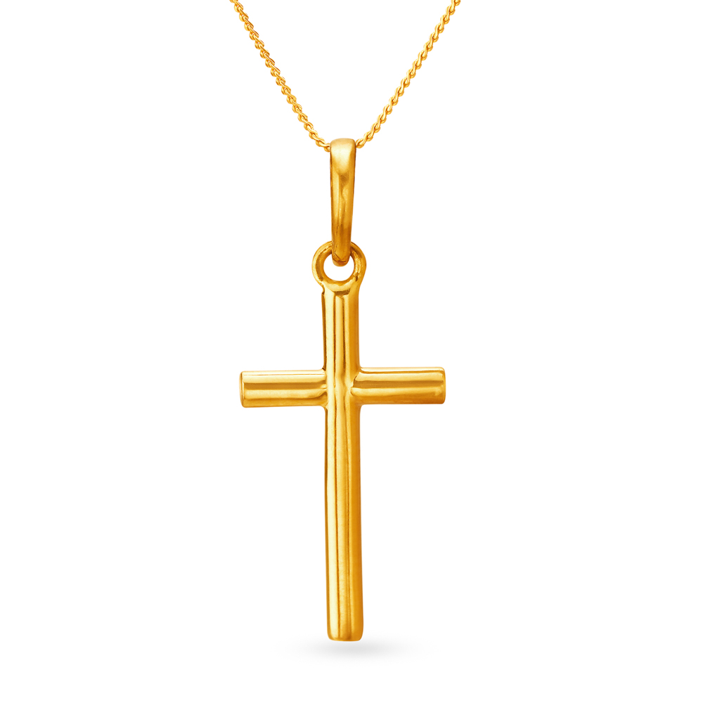 Religious Holy Cross Gold Pendant
Religious Holy Cross Gold Pendant