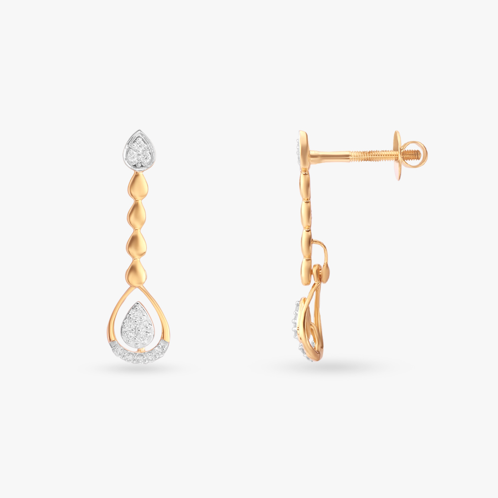 Teardrop Elegance Diamond Drop Earrings
Teardrop Elegance Diamond Drop Earrings