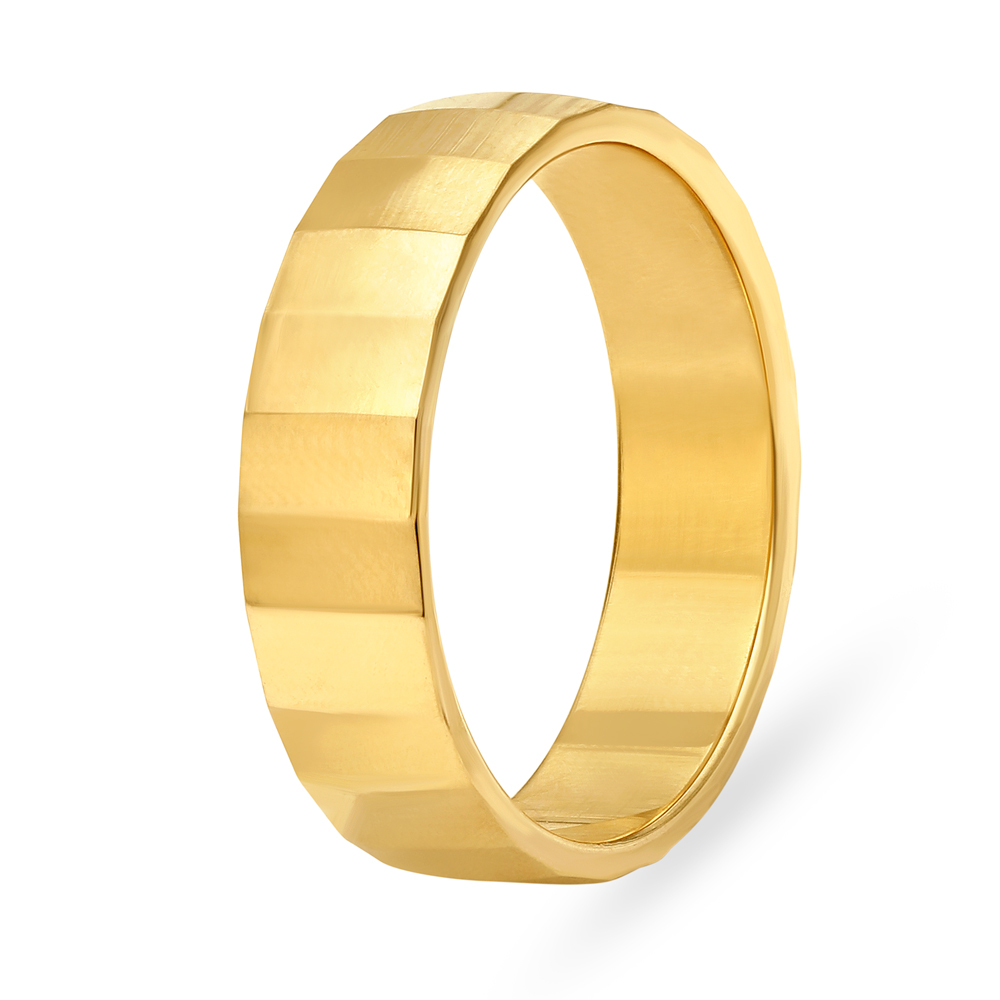 Contemporary Geometric Gold Challa Ring for Men
Contemporary Geometric Gold Challa Ring for Men
